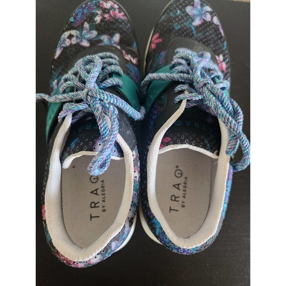 TRAQ by Alegria Qarma Womens Smart Walking Shoe Floral Size 40 8.5 - Picture 3 of 9